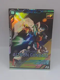 Gundam Arsenal Base Card UT02-027 M Altron Gundam Foil Master Rare Japan - Image 1