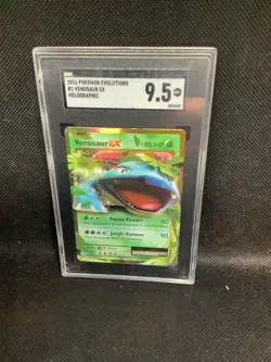 Venusaur Ex 1/108 - 2016 XY Evolutions Rare Full Art Pokemon Card SGC 9.5 - Image 1
