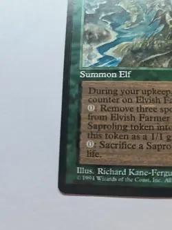 Magic The Gathering Elvish Farmer Fallen Empires 1994 MTG Card - Image 3