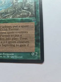 Magic The Gathering Elvish Farmer Fallen Empires 1994 MTG Card - Image 4