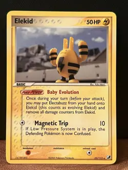 Elekid - 23/115 - Pokemon Ex Unseen Forces Non-Holo Card LP - Image 1