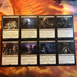 MTG 8 x Black Rare Lot Commander: Innistrad: Midnight Hunt Near-Mint!! - Image 1
