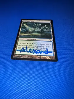 SIGNED Breeding Pool (Rob Alexander) ~ Dissension MTG - Image 2