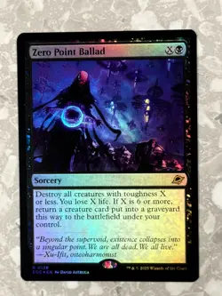 Zero Point Ballad 128 FOIL R MTG Edge of Eternities NM X1 - Image 1