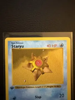 Pokemon Base Set 1st Edition Shadowless Staryu 65/102 NM - LP+ - Image 3