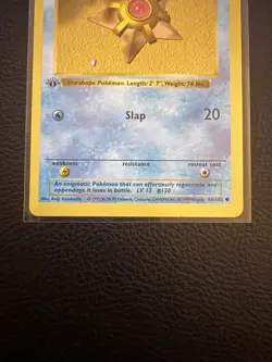 Pokemon Base Set 1st Edition Shadowless Staryu 65/102 NM - LP+ - Image 4