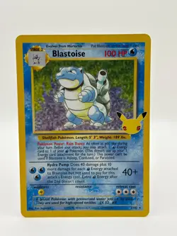 Blastoise 2/102 - Pokemon Celebrations 25th Anniversary - Holo Rare NM - Image 1