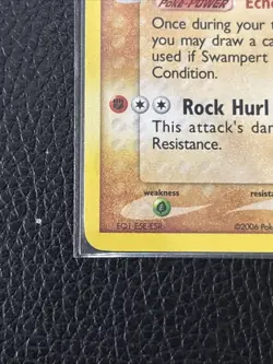 2006 Pokemon EX Crystal Guardians Reverse Holo-Foil #27/100 Swampert Rare NM - Image 3
