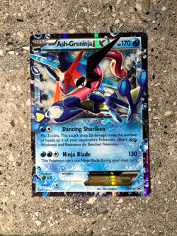Pokemon TCG Cards Ash-Greninja EX XY133 Black Star Promo Holo NM (Standard Size) - Image 1