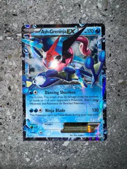 Pokemon TCG Cards Ash-Greninja EX XY133 Black Star Promo Holo NM (Standard Size) - Image 3