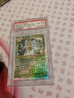 PSA 8 Beedrill Reverse Holo 20 2002 Pokemon Legendary Collection 115846421 - Image 2