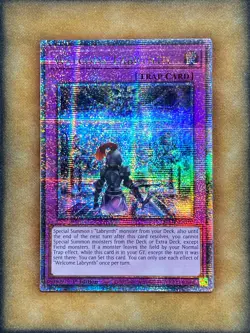 Yugioh Welcome Labrynth BLMR-EN102 Quarter Century Secret Rare 1st Ed NM - Image 1