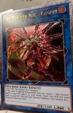 Yugioh Sky Striker Ace - Kagari Ultimate ⭐EU Print⭐ OP08-EN002 Unlimited NM - Image 1