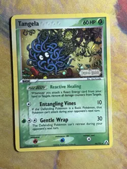 Tangela 44/92 Reverse Holo Foil Stamped EX Legend Maker Pokemon Card LP - Image 2