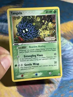 Tangela 44/92 Reverse Holo Foil Stamped EX Legend Maker Pokemon Card LP - Image 3