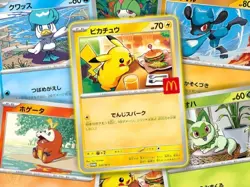 Pokemon Card McDonald's Promo 10 Pack Pikachu 020/M-P and Random Card Japanese - Image 2