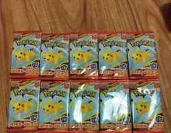 Pokemon Card McDonald's Promo 10 Packs Pikachu 020/M-P and Random Card Japanese - Image 1