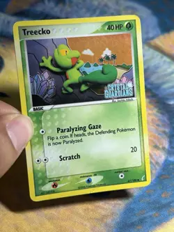 Treecko 67/100 EX Crystal Guardians Stamped Reverse Holo 2006 Pokemon Card HP - Image 3