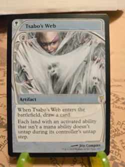 MTG Tsabo's Web Mystery Booster 2 Regular Future Sight Rare NM - Image 1