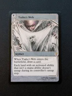 MTG Tsabo's Web Mystery Booster 2 Regular Future Sight Rare NM - Image 1