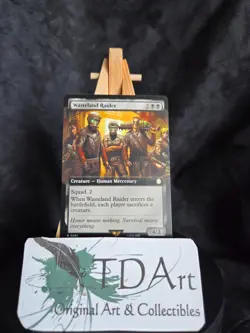 WASTELAND RAIDER ~ NM ~ MTG Magic - 0381 PIP Fallout EXTENDED Art - Image 1