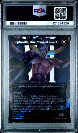 Sephiroth #527 PSA 10 GEM MINT Borderless Surge Foil | Final Fantasy MTG Collect - Image 2