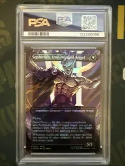 Sephiroth #527 PSA 10 GEM MINT Borderless Surge Foil | Final Fantasy MTG Collect - Image 2