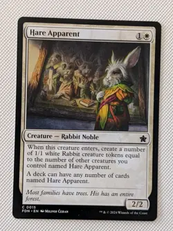 MTG Foundations Common HARE APPARENT NM - Image 1