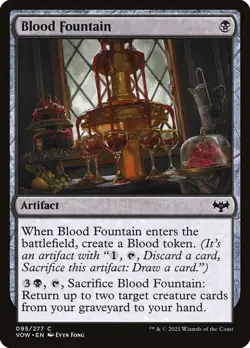 4x Blood Fountain - NM - Crimson Vow - SPARROW MAGIC mtg - Image 1