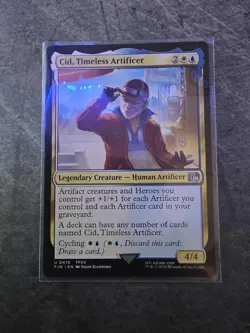 Cid, Timeless Artificer U #419 MTG Final Fantasy FIN EN FF15 FFXV - FREE SHIP - Image 1