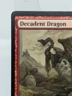 MTG-Decadent Dragon Expensive Taste (#223) Wilds of Eldraine Regular Promo - Image 3