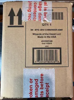 MTG: 2019 COMMANDER Set of all 4 decks factory sealed Case WOTC - Image 1