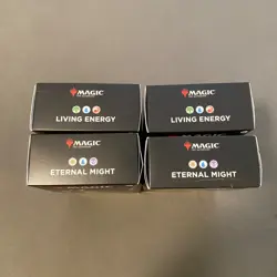 4x MTG Aetherdrift Commander Decks Living Energy & Eternal Might, New, Sealed - Image 4
