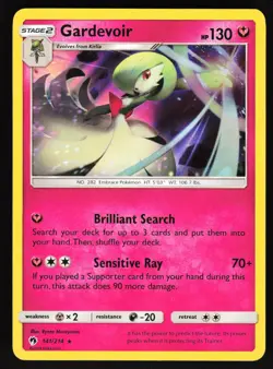 Gardevoir 141/214 Pokemon SM - Lost Thunder Reverse Holo Rare NM - Image 1
