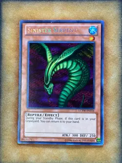 Yugioh Sinister Serpent LCYW-EN154 Secret Rare NM - Image 1