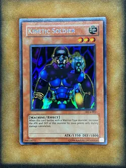 Yugioh Kinetic Soldier WC4-002 Parallel Rare Promo NM - Image 1