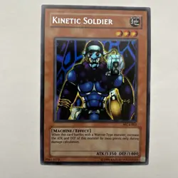 Yugioh Kinetic Soldier WC4-002 Parallel Rare Promo NM - Image 1