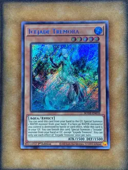 Yugioh Icejade Tremora BODE-EN010 Secret Rare 1st Ed NM - Image 1