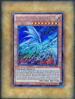 Yugioh Blue-Eyes Alternative White Dragon MVP1-ENS46 Secret Rare 1st Ed NM - Image 1