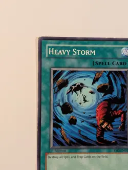 Yugioh TCG - 1x Heavy Storm - YSD-EN027 - Played MP - 1st Edition - Common 2006 - Image 3