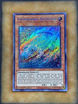 Yugioh Animadorned Archosaur ETCO-EN037 Secret Rare 1st Ed NM - Image 1