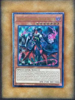 Yugioh Diabellstar The Black Witch OP26-EN001 Ultimate Rare NM - Image 1