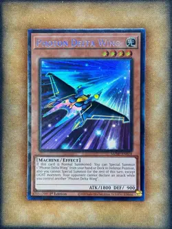 Yugioh Photon Delta Wing MZMI-EN024 Collector Rare 1st Ed NM - Image 1