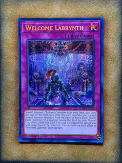 Yugioh Welcome Labrynth BLMR-EN102 Secret Rare 1st Ed NM - Image 1