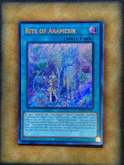 Yugioh Rite Of Aramesir BLMR-EN093 Secret Rare 1st Ed NM - Image 1