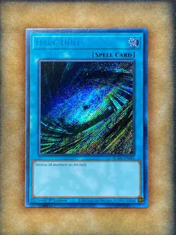 Yugioh Dark Hole BLMR-EN086 Secret Rare 1st Ed NM - Image 1