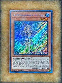 Yugioh Water Enchantress of the Temple BLMR-EN065 Secret Rare 1st Ed NM - Image 1
