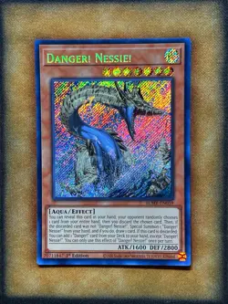 Yugioh Danger! Nessie! BLMR-EN059 Secret Rare 1st Ed NM - Image 1