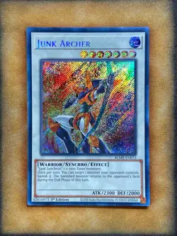 Yugioh Junk Archer BLMR-EN073 Secret Rare 1st Ed NM - Image 1
