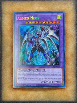 Yugioh Armed Neos BLMR-EN002 Secret Rare 1st Edition NM - Image 1